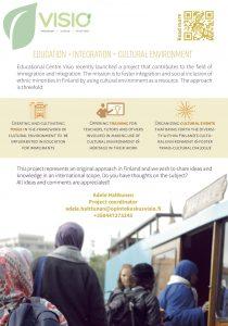 A brochure of the project in English, describing the same contents and actions written out in this page.