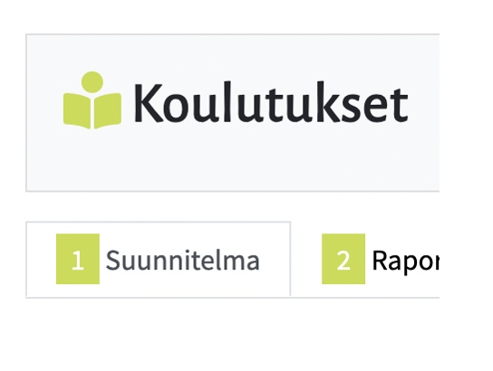Näyttökuva palvelun Suunnitelma-välilehdeltä.
